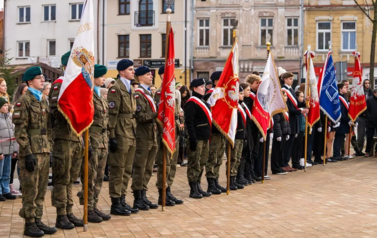 Przysięga na rynku w Strzyżowie 18