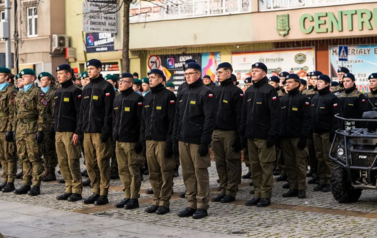 Przysięga na rynku w Strzyżowie 21