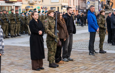 Przysięga na rynku w Strzyżowie 55