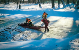 Ćwiczenia ratownictwo lodowe 9