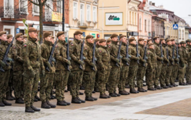 Przysięga na rynku w Strzyżowie 7