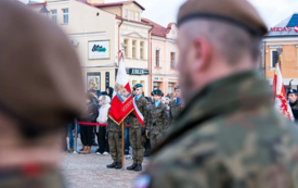 Przysięga na rynku w Strzyżowie 42