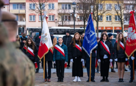 Przysięga na rynku w Strzyżowie 44