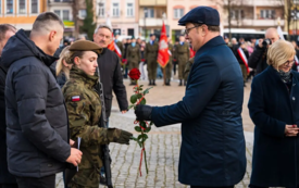 Przysięga na rynku w Strzyżowie 58
