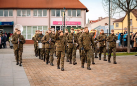 Przysięga na rynku w Strzyżowie 68