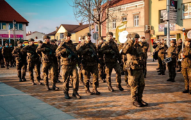 Przysięga na rynku w Strzyżowie 78