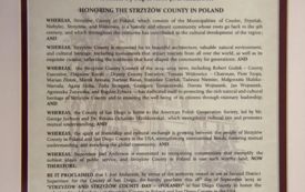 Galeria aktualności Wizyta przedstawiciela władz hrabstwa San Diego w Strzyżowie 1