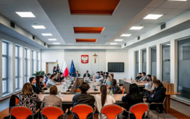 Galeria aktualności Spotkanie w Starostwie Powiatowym w Strzyżowie z uczestnikami projektu Erasmus+ 5