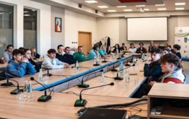 Galeria aktualności Spotkanie w Starostwie Powiatowym w Strzyżowie z uczestnikami projektu Erasmus+ 6