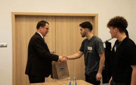 Galeria aktualności Spotkanie w Starostwie Powiatowym w Strzyżowie z uczestnikami projektu Erasmus+ 11