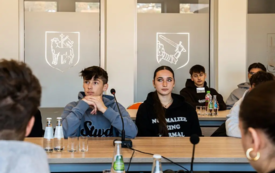 Galeria aktualności Spotkanie w Starostwie Powiatowym w Strzyżowie z uczestnikami projektu Erasmus+ 13