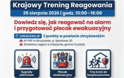 Powiat Strzyżowski przygotowuje dwa punkty Akademii OLiOC w ramach Krajowego Treningu Reagowania