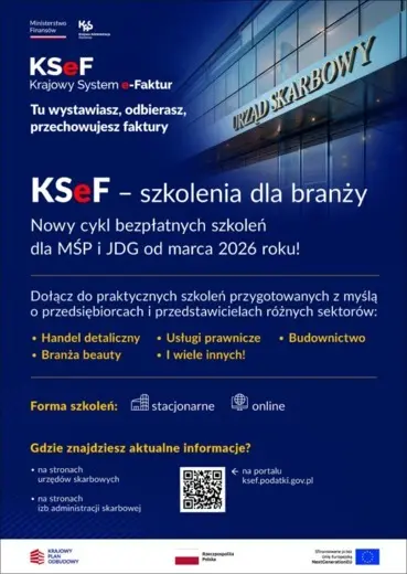 Cykl bezpłatnych szkoleń z KSEF