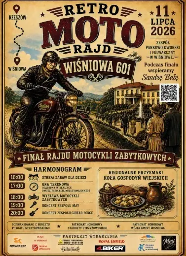 Retro Moto Rajd Wiśniowa 601