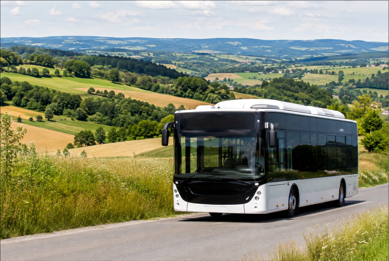 Autobus przejazd trasa