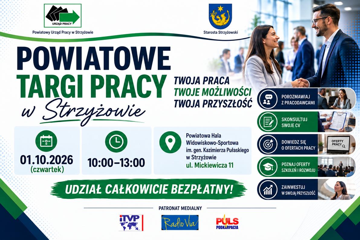 Powiatowe Targi Pracy w&nbsp;Strzyżowie