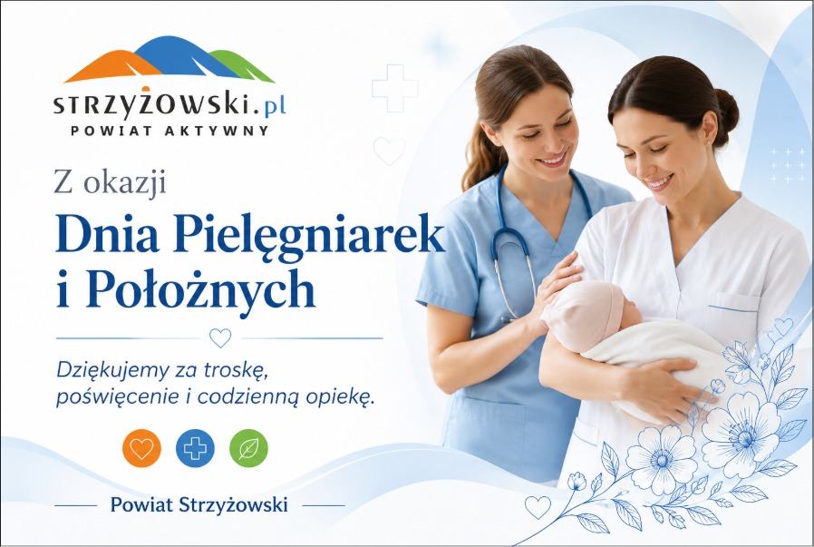 Życzenia z&nbsp;okazji Dnia Pielęgniarek i&nbsp;Położnych