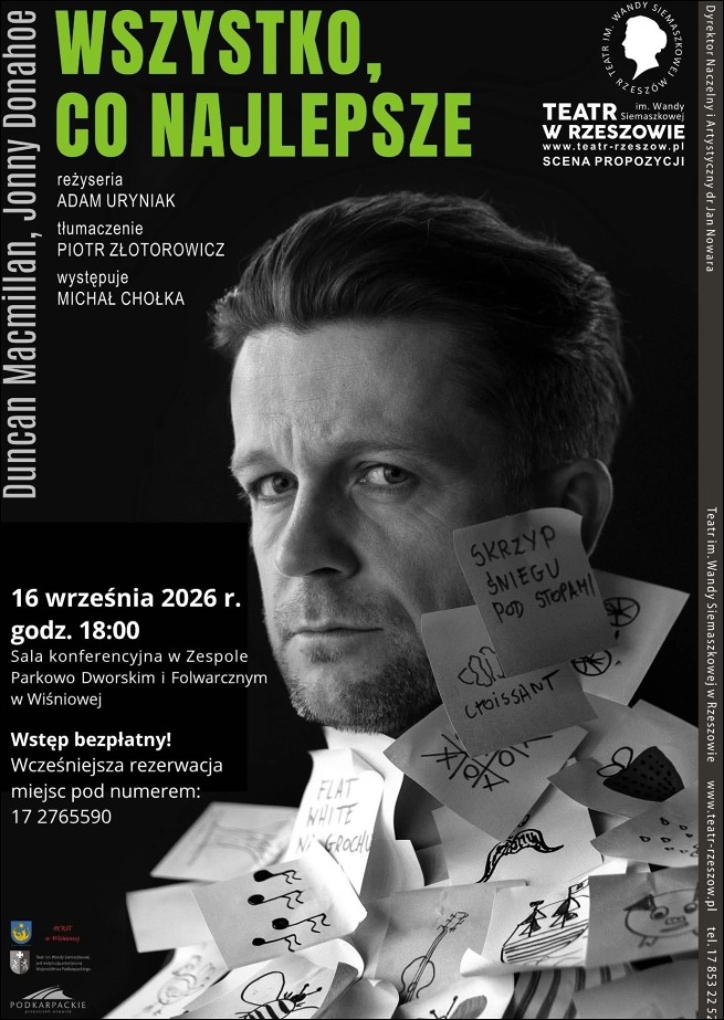 Spektakl &bdquo;Wszystko, co najlepsze&rdquo; w&nbsp;PCKiT w&nbsp;Wiśniowej