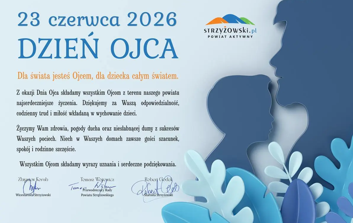 Życzenia z okazji Dnia Ojca