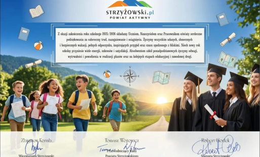 Życzenia z okazji zakończenia roku szkolnego