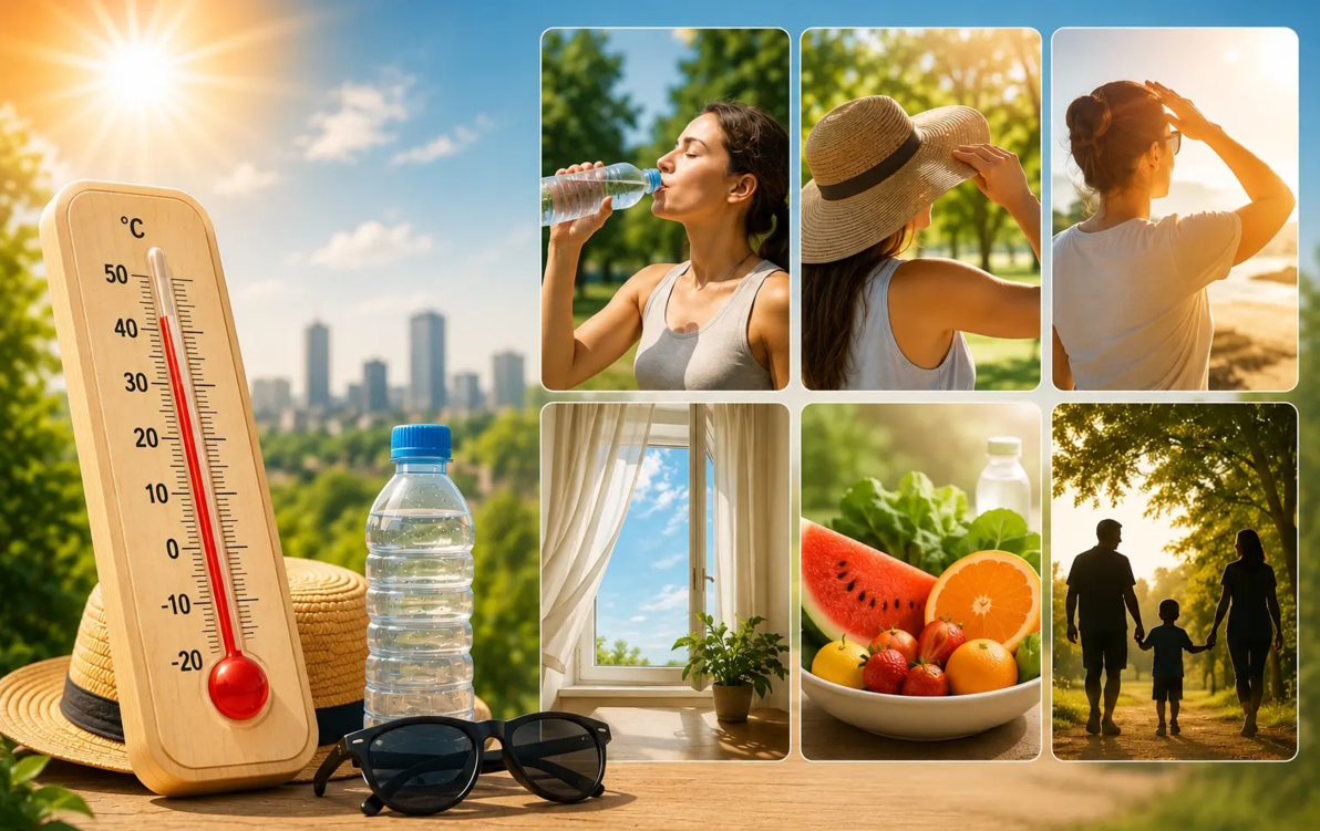 Nadchodzi upał. Dowiedz się, jak bezpiecznie przetrwać wysokie temperatury