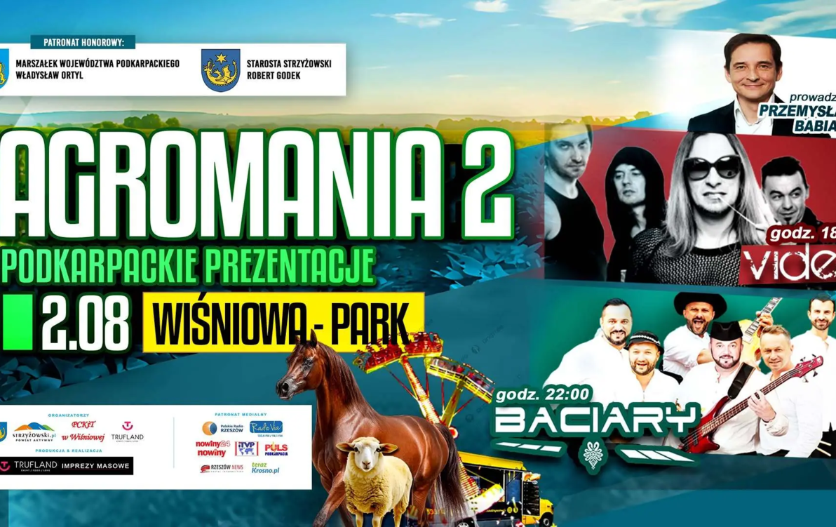 Podkarpackie Prezentacja - AGROMANIA 2 w Parku Dworskim PCKiT w Wiśniowej