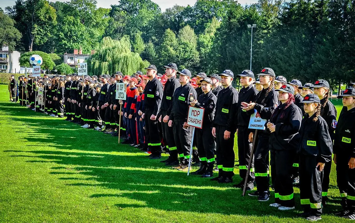Powiatowe Zawody Sportowo-Pożarnicze w Wiśniowej