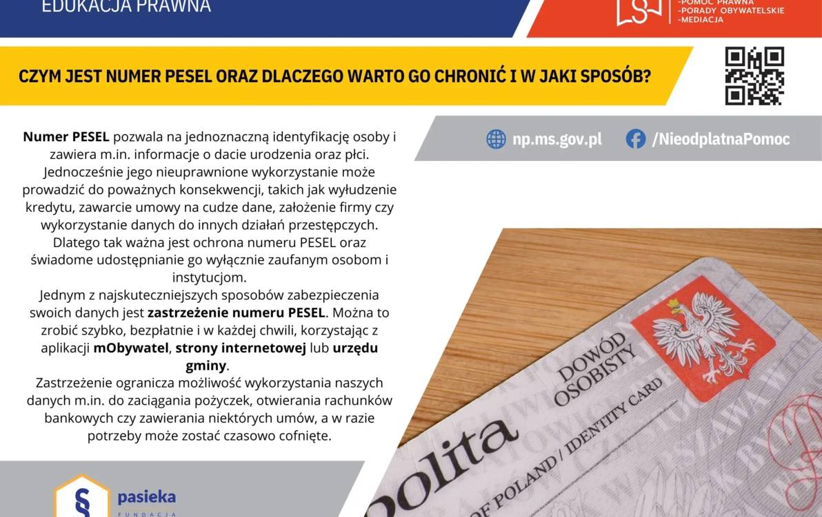 Czym jest numer PESEL oraz dlaczego i w jaki sposób warto go chronić?