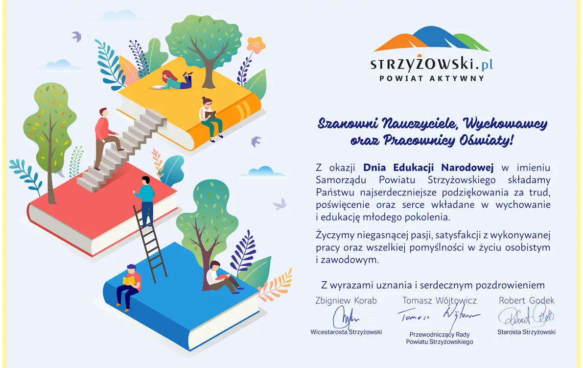 Życzenia z okazji Dnia Edukacji Narodowej