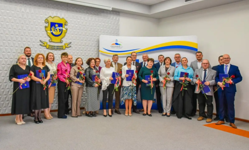 Wręczenie Nagród Starosty Strzyżowskiego dla nauczycieli