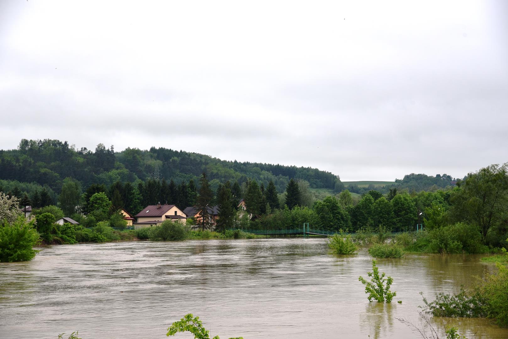 Alarm powodziowy w powiecie strzyżowskim